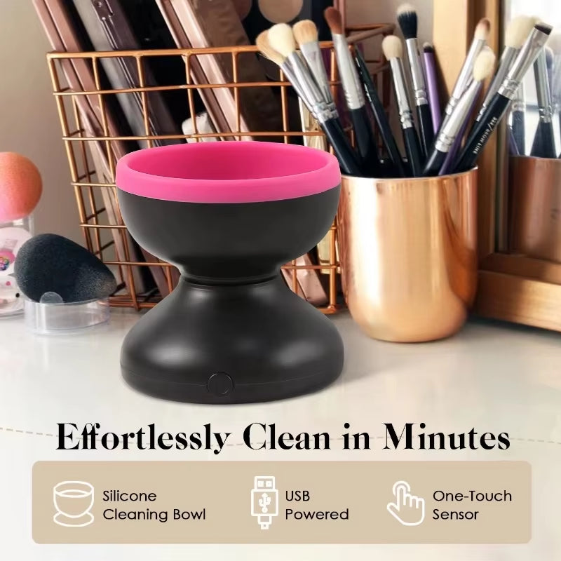 GirlsGlo™ Portable USB Makeup Brush Cleaner Machine