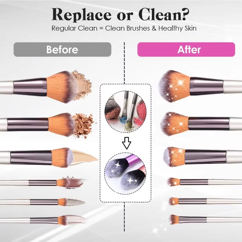 GirlsGlo™ Portable USB Makeup Brush Cleaner Machine