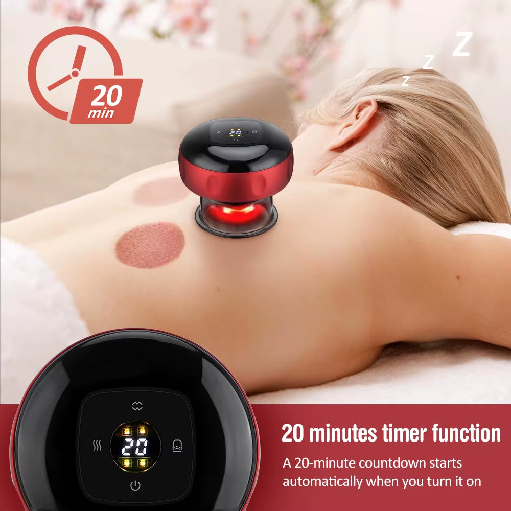 Electric Cupping Massager Vacuum Suction Cup For Massage Therapy