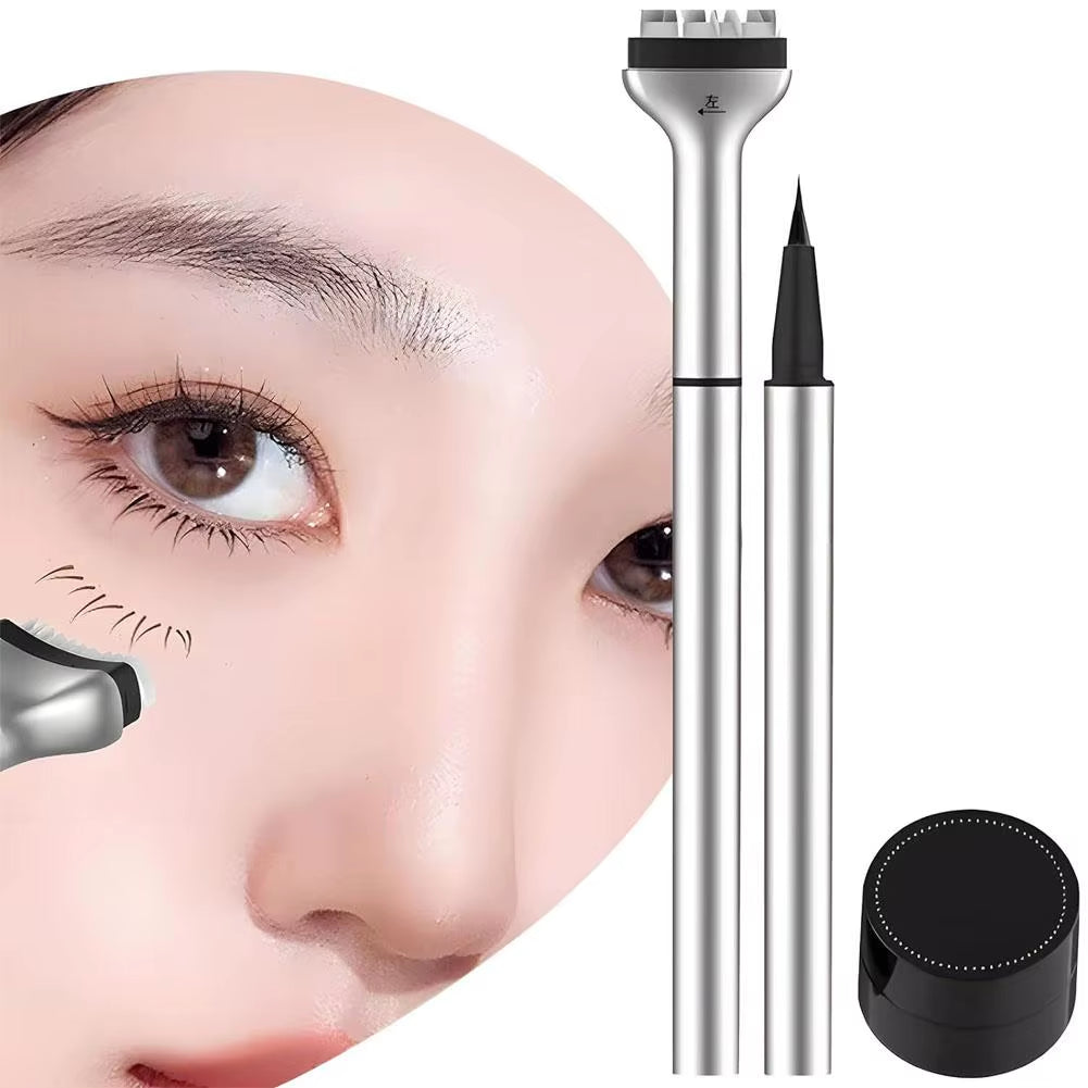 Lower Lash Stamp Quick Eye Makeup Aid Tools Kit 3 in 1