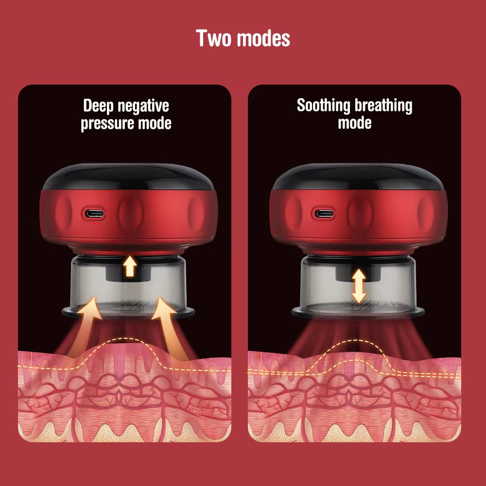 Electric Cupping Massager Vacuum Suction Cup For Massage Therapy