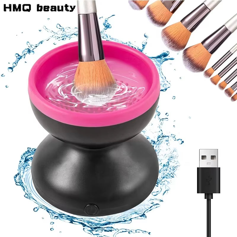 GirlsGlo™ Portable USB Makeup Brush Cleaner Machine