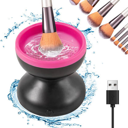 GirlsGlo™ Portable USB Makeup Brush Cleaner Machine