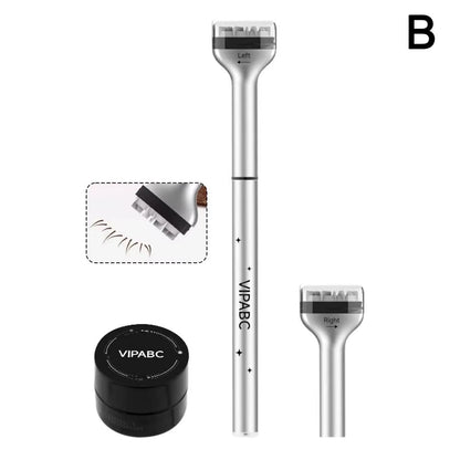 Lower Lash Stamp Quick Eye Makeup Aid Tools Kit 3 in 1