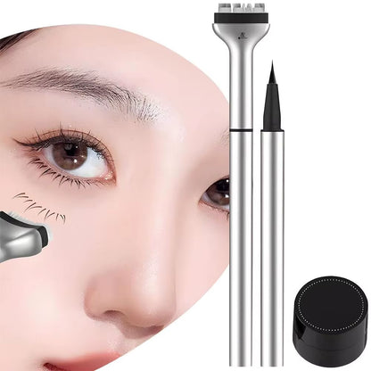 Lower Lash Stamp Quick Eye Makeup Aid Tools Kit 3 in 1